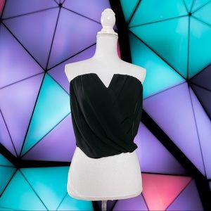 Mezzanine Black Tube Top Size S